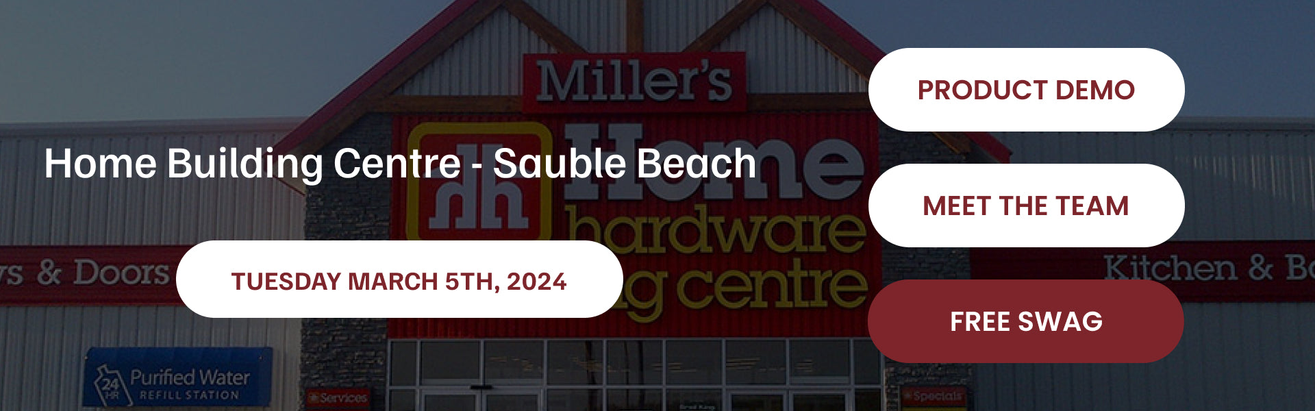 Contractors Event at Home Building Centre (Sauble Beach)